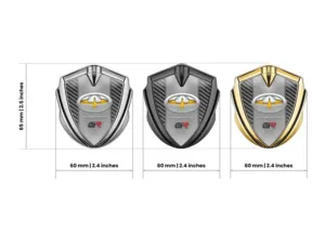 Toyota Emblem Metal Badge High-End Style Drift Design
